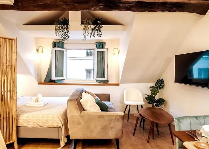 Spacious Studio In Paris Hyper Center - Smart Tv & Wifi - 4P, Francia