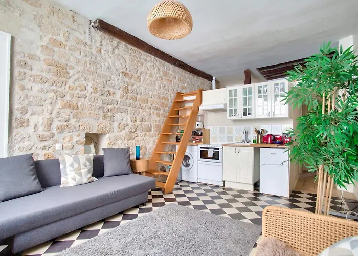 Cozy 1 Mezzanine & 1Bedroom Louvre Moulins Free Netflix Paris, France