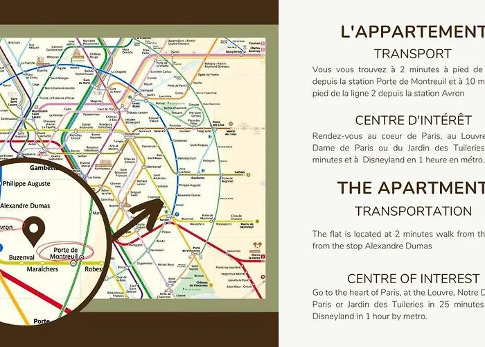 42.Appart 6Pers#2Bedroom #Père Lachaise #Nation Parigi, Francia