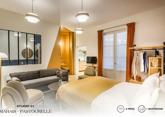 Beauquartier - Marais Pastourelle Appartement Parijs, Frankrijk