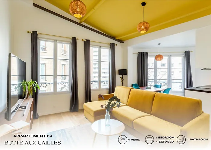 Apartament Beauquartier - Butte Aux Cailles I Paryż, Francja