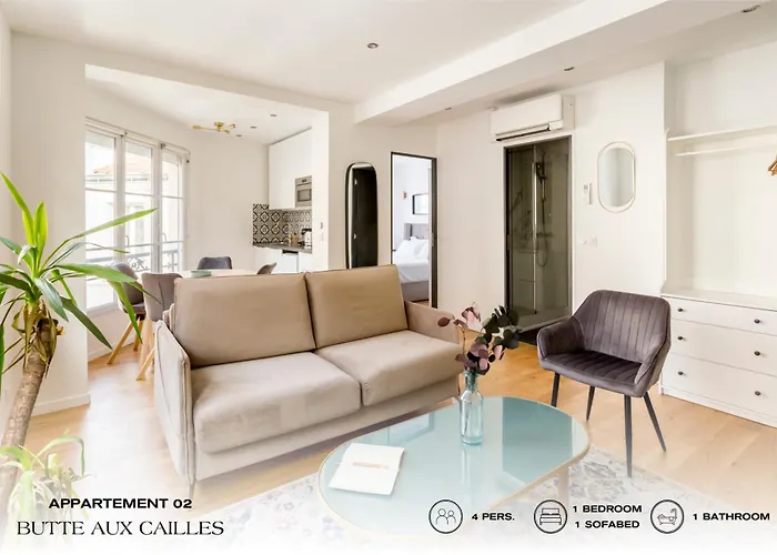 Apartamento Beauquartier - Butte Aux Cailles I París, Francia