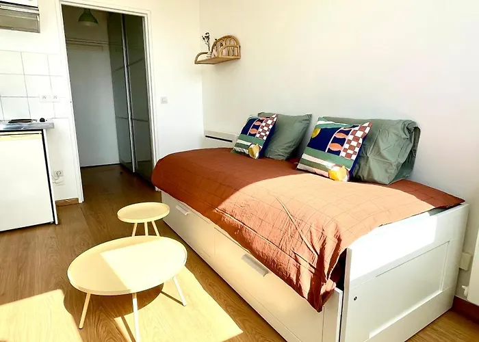 Charming Bright Sunny Studio In Belleville Parigi, Francia