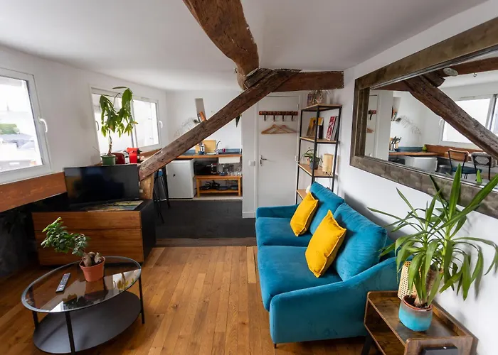 Appartement Moderne Artistique Sur Les Toits De Paris Vue Sur Notre-Dame Et La Seine, Francia