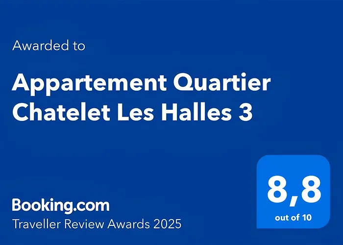 Appartement Quartier Chatelet Les Halles 3 Free Netflix Paris, France