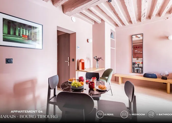 Beauquartier - Marais Bourg Tibourg Appartement Parijs, Frankrijk