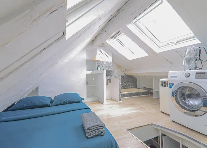 Studio Apartment-4P-City Centre Lescot With Netflix Parigi, Francia