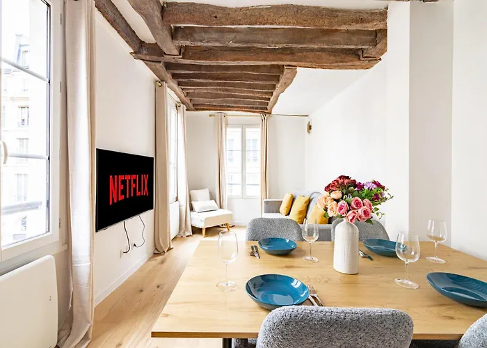 Appartement Quartier Fontaine Chatelet Les Halles Free Netflix Parigi, Francia