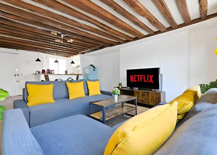 Musee Du Louvre 5 Luxurious Apartment 1Br-6P Free Netflix París, Francia