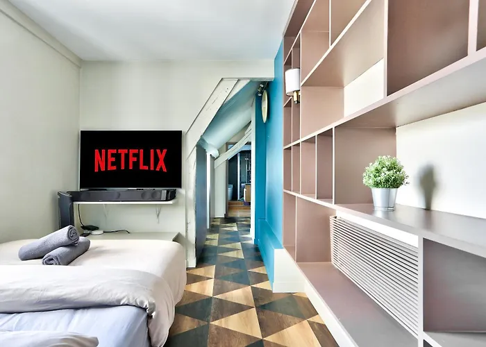 Le Marais Superb Apartment Terrace Paris Free Netflix, Francia